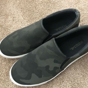 Camo sneakers